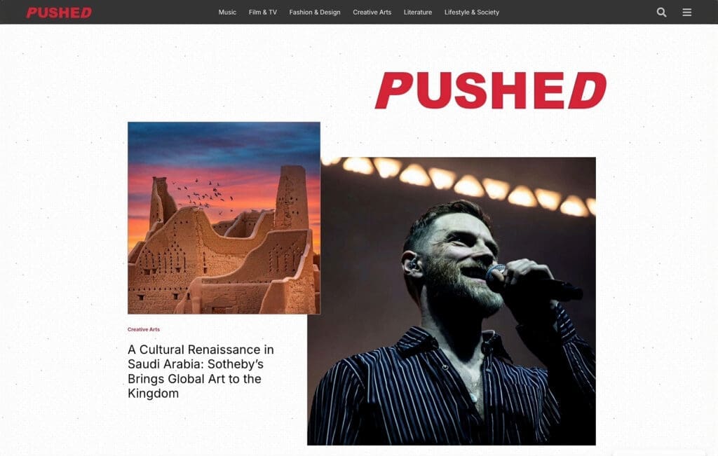 Pushed Media - Culture Magazine - Cosmosites Postfolio and Customer Stories